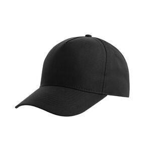 Atlantis Childrens/Kids Recy Five 5 Panel Recycled Baseball Cap / Black